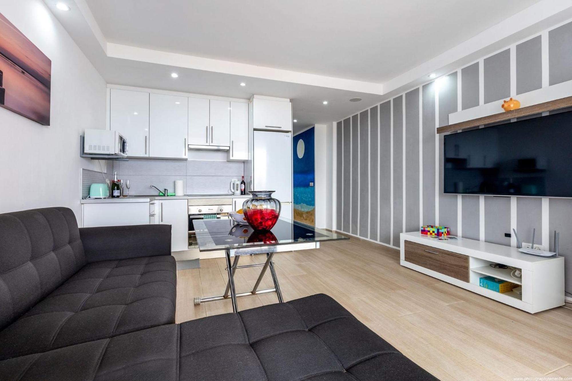 Ocean View Apartment With Large Terrace And Netflix Smart Tv Costa Adeje Kültér fotó